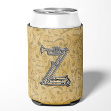 Load image into Gallery viewer, Letter Z Musical Instrument Alphabet Can or Bottle Hugger CJ2004-ZCC