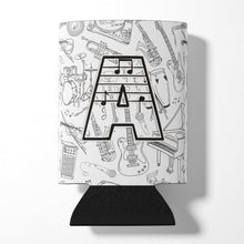 Load image into Gallery viewer, Letter A Musical Note Letters Can or Bottle Hugger CJ2007-ACC
