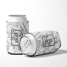 Load image into Gallery viewer, Letter B Musical Note Letters Can or Bottle Hugger CJ2007-BCC