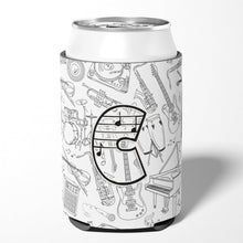 Load image into Gallery viewer, Letter C Musical Note Letters Can or Bottle Hugger CJ2007-CCC