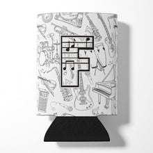 Load image into Gallery viewer, Letter F Musical Note Letters Can or Bottle Hugger CJ2007-FCC
