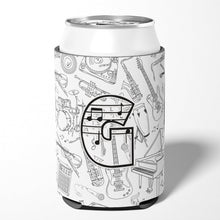 Load image into Gallery viewer, Letter G Musical Note Letters Can or Bottle Hugger CJ2007-GCC