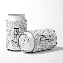 Load image into Gallery viewer, Letter J Musical Note Letters Can or Bottle Hugger CJ2007-JCC
