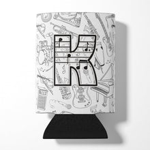 Load image into Gallery viewer, Letter K Musical Note Letters Can or Bottle Hugger CJ2007-KCC