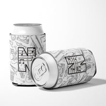 Load image into Gallery viewer, Letter N Musical Note Letters Can or Bottle Hugger CJ2007-NCC