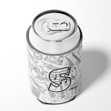 Load image into Gallery viewer, Letter S Musical Note Letters Can or Bottle Hugger CJ2007-SCC