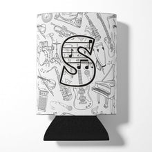 Load image into Gallery viewer, Letter S Musical Note Letters Can or Bottle Hugger CJ2007-SCC