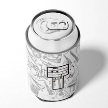 Load image into Gallery viewer, Letter T Musical Note Letters Can or Bottle Hugger CJ2007-TCC