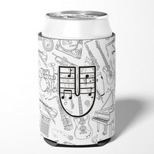 Load image into Gallery viewer, Letter U Musical Note Letters Can or Bottle Hugger CJ2007-UCC