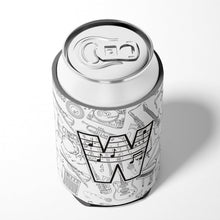 Load image into Gallery viewer, Letter W Musical Note Letters Can or Bottle Hugger CJ2007-WCC