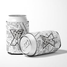 Load image into Gallery viewer, Letter X Musical Note Letters Can or Bottle Hugger CJ2007-XCC