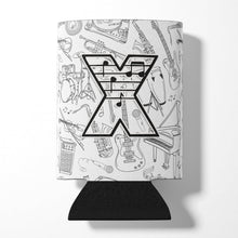 Load image into Gallery viewer, Letter X Musical Note Letters Can or Bottle Hugger CJ2007-XCC