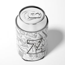 Load image into Gallery viewer, Letter Z Musical Note Letters Can or Bottle Hugger CJ2007-ZCC