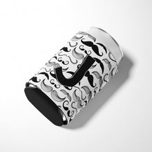 Load image into Gallery viewer, Letter J Moustache Initial Can or Bottle Hugger CJ2009-JCC