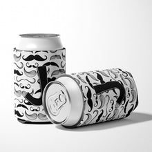 Load image into Gallery viewer, Letter J Moustache Initial Can or Bottle Hugger CJ2009-JCC