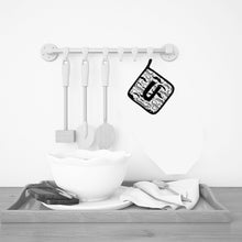 Load image into Gallery viewer, Letter U Moustache Initial Pot Holders - Set of 2 - Heat-Resistant Kitchen Essentials CJ2009-UPTHD