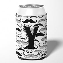 Load image into Gallery viewer, Letter Y Moustache Initial Can or Bottle Hugger CJ2009-YCC
