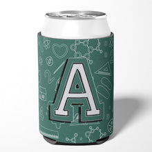 Load image into Gallery viewer, Letter A Back to School Initial Can or Bottle Hugger CJ2010-ACC