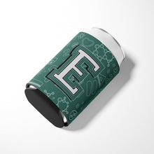 Load image into Gallery viewer, Letter E Back to School Initial Can or Bottle Hugger CJ2010-ECC