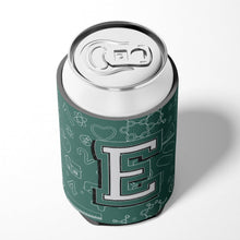Load image into Gallery viewer, Letter E Back to School Initial Can or Bottle Hugger CJ2010-ECC