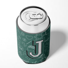 Load image into Gallery viewer, Letter J Back to School Initial Can or Bottle Hugger CJ2010-JCC
