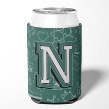 Load image into Gallery viewer, Letter N Back to School Initial Can or Bottle Hugger CJ2010-NCC