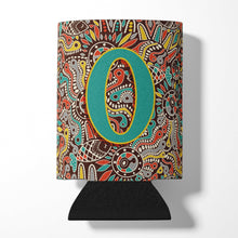 Load image into Gallery viewer, Letter O Retro Tribal Alphabet Initial Can or Bottle Hugger CJ2013-OCC