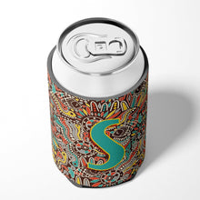 Load image into Gallery viewer, Letter S Retro Tribal Alphabet Initial Can or Bottle Hugger CJ2013-SCC