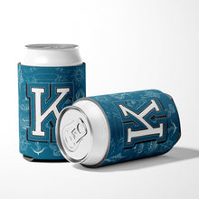 Load image into Gallery viewer, Letter K Sea Doodles Initial Alphabet Can or Bottle Hugger CJ2014-KCC