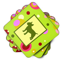 Load image into Gallery viewer, Bull Terrier Coasters - Set of 4 Lightweight Foam, Absorbent Drink Coasters