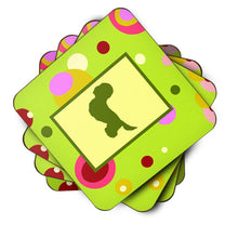 Load image into Gallery viewer, Dandie Dinmont Terrier Coasters - Set of 4 Lightweight Foam, Absorbent Drink Coasters