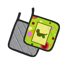 Load image into Gallery viewer, Dandie Dinmont Terrier Pot Holders - Set of 2 - Heat-Resistant Kitchen Essentials CK1025PTHD