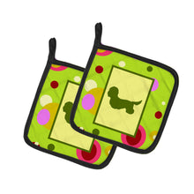 Load image into Gallery viewer, Dandie Dinmont Terrier Pot Holders - Set of 2 - Heat-Resistant Kitchen Essentials CK1025PTHD