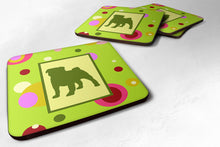 Load image into Gallery viewer, Pug Coasters - Set of 4 Lightweight Foam, Absorbent Drink Coasters