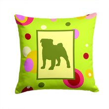 Load image into Gallery viewer, Pug Throw Pillow - 14x14 Decorative Pillow – Art for Your Home &amp; Patio