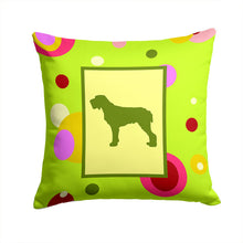 Load image into Gallery viewer, Lime Green Dots Italiano Spinone Throw Pillow - 14x14 Decorative Pillow – Art for Your Home &amp; Patio CK1059PW1414