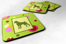 Load image into Gallery viewer, Boxer Coasters - Set of 4 Lightweight Foam, Absorbent Drink Coasters