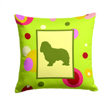 Load image into Gallery viewer, Lime Green Dots Cavalier Spaniel Throw Pillow - 14x14 Decorative Pillow – Art for Your Home &amp; Patio CK1097PW1414