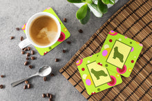 Load image into Gallery viewer, Briard Coasters - Set of 4 Lightweight Foam, Absorbent Drink Coasters