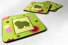 Load image into Gallery viewer, Chow Chow Coasters - Set of 4 Lightweight Foam, Absorbent Drink Coasters
