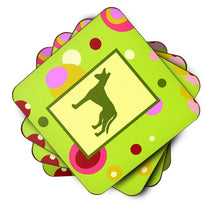 Load image into Gallery viewer, Ibizan Hound Coasters - Set of 4 Lightweight Foam, Absorbent Drink Coasters
