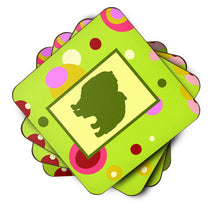 Load image into Gallery viewer, Keeshond Coasters - Set of 4 Lightweight Foam, Absorbent Drink Coasters