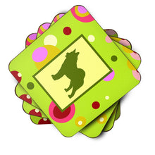 Load image into Gallery viewer, Norwegian Elkhound Coasters - Set of 4 Lightweight Foam, Absorbent Drink Coasters