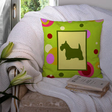 Load image into Gallery viewer, Scottish Terrier Throw Pillow - 14x14 Decorative Pillow – Art for Your Home &amp; Patio
