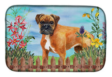 Load image into Gallery viewer, German Boxer Spring Dish Drying Mat – Absorbent, Artistic Kitchen Essentials CK1202DDM