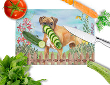 Load image into Gallery viewer, German Boxer Spring Glass Cutting Boards – Durable, Decorative Kitchen Art Large CK1202LCB