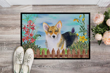 Load image into Gallery viewer, Pembroke Corgi Spring Doormat - 24x36 Decorative Floor Mat – Indoor/Outdoor Rug with Artistic Flair CK1204JMAT