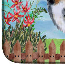 Load image into Gallery viewer, Bernese Mountain Dog Spring Dish Drying Mat – Absorbent, Artistic Kitchen Essentials CK1207DDM