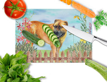 Load image into Gallery viewer, Boerboel Mastiff Spring Glass Cutting Boards – Durable, Decorative Kitchen Art Large CK1208LCB