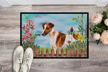 Load image into Gallery viewer, Smooth Fox Terrier Spring Doormat - 24x36 Decorative Floor Mat – Indoor/Outdoor Rug with Artistic Flair CK1209JMAT